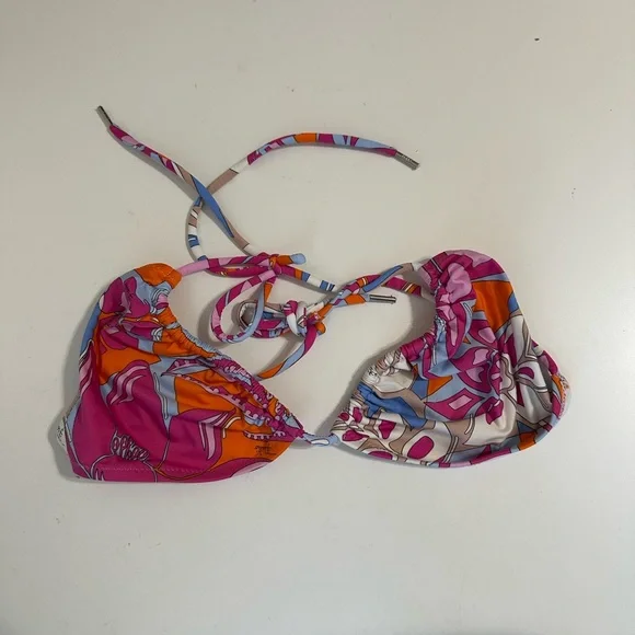Emilio Pucci Vibrant Pink and Orange Bikini Women’s Size 44 - Picture 3 of 11